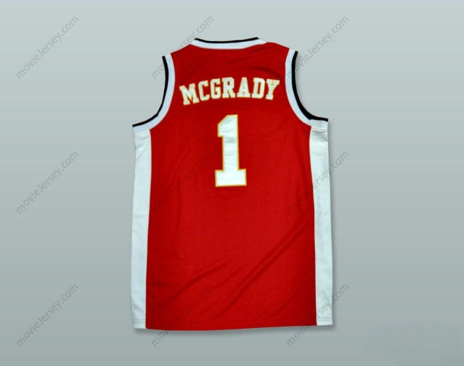 CUSTOM ANY Name Number TRACY MCGRADY 1 MOUNT ZION CHRISTIAN ACADEMY MAROON BASKETBALL JERSEY Top Stitched S-6XL