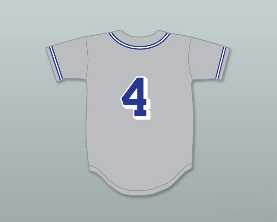 Custom Any Name Number BLAKE SNELL 4  HIGH SCHOOL THUNDERBIRDS GRAY BASEBALL JERSEY 1 Top Stitched S-6XL