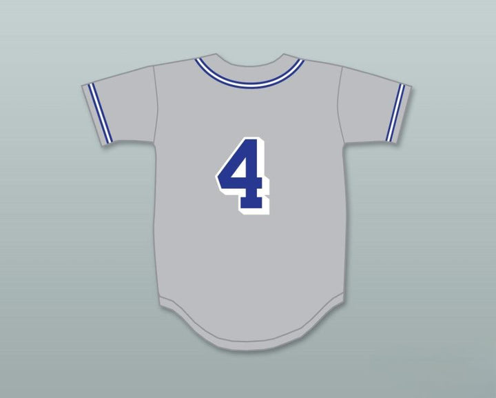 Custom Any Name Number BLAKE SNELL 4  HIGH SCHOOL THUNDERBIRDS GRAY BASEBALL JERSEY 1 Top Stitched S-6XL
