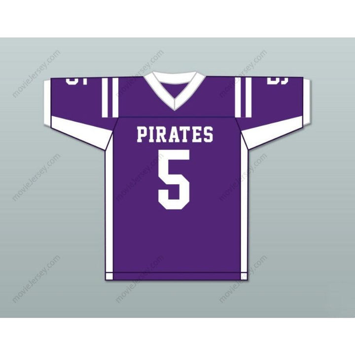 CUSTOM ANY Name Number LEO CHENAL 5 GRANTSBURG HIGH SCHOOL PIRATES Football Jersey Top Stitched S-6XL