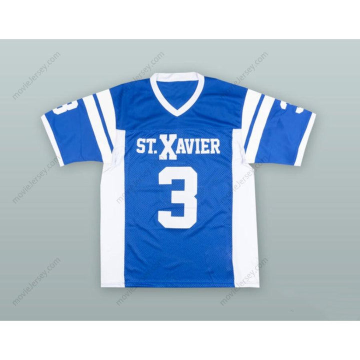 CUSTOM ANY Name Number LUKE KUECHLY 3 ST. XAVIER HIGH SCHOOL BLUE FOOTBALL JERSEY Top Stitched S-6XL