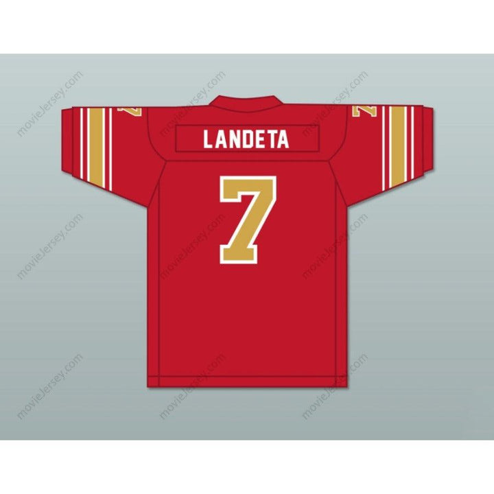 CUSTOM ANY Name Number 1985 USFL SEAN LANDETA 7 BALTIMORE STARS HOME Football Jersey Top Stitched S-6XL