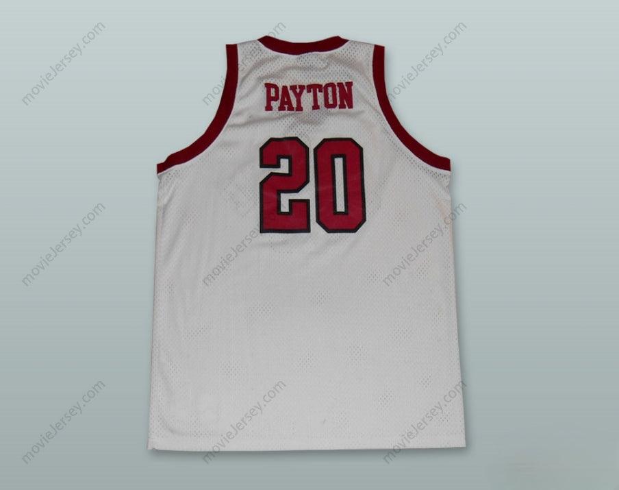 CUSTOM ANY Name Number GARY PAYTON 20 SKYLINE HIGH SCHOOL BASKETBALL JERSEY WHITE Top Stitched S-6XL