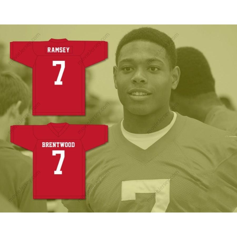 CUSTOM ANY Name  JALEN RAMSEY 7 BRENTWOOD ACADEMY Football Jersey Top Stitched S-6XL