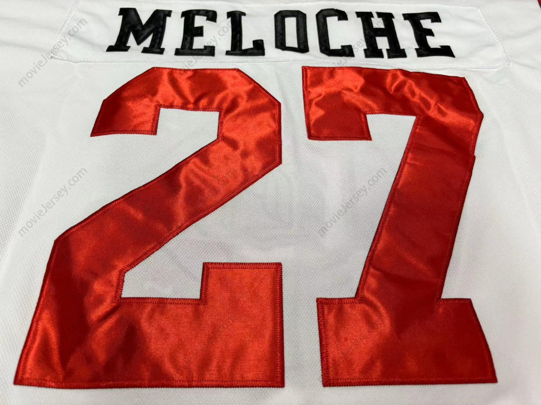 Custom Any Name Number GILLES MELOCHE 27 CLEVELAND BARONS HOCKEY JERSEY Top Stitched S-6XL