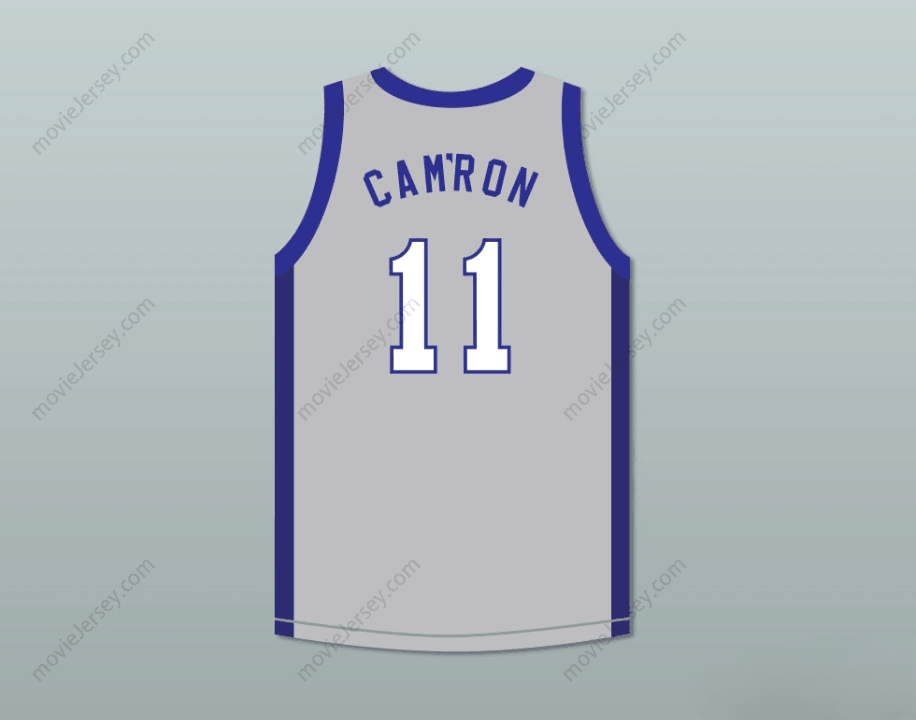 CUSTOM ANY Name Number RAPPER CAM'RON 11  CENTER RAMS BASKETBALL JERSEY Top Stitched S-6XL