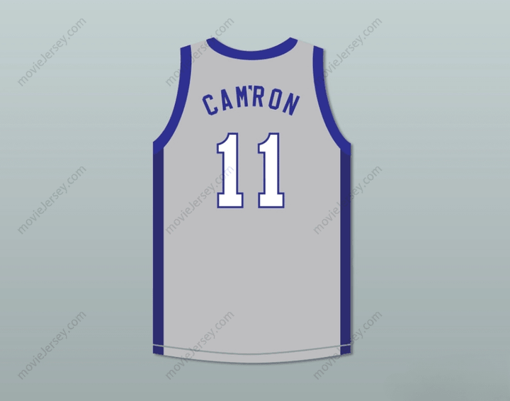 CUSTOM ANY Name Number RAPPER CAM'RON 11  CENTER RAMS BASKETBALL JERSEY Top Stitched S-6XL