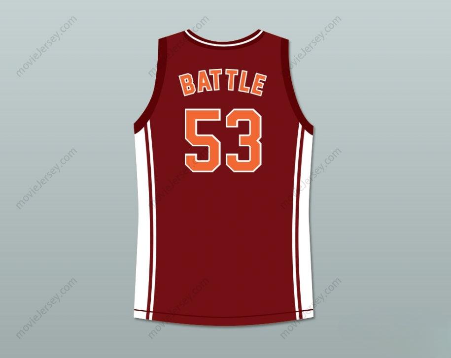 CUSTOM ANY Name Number NANA GBEWONYO JUNIOR BATTLE 53 RICHMOND OILERS HOME BASKETBALL JERSEY COACH CARTER Top Stitched S-6XL