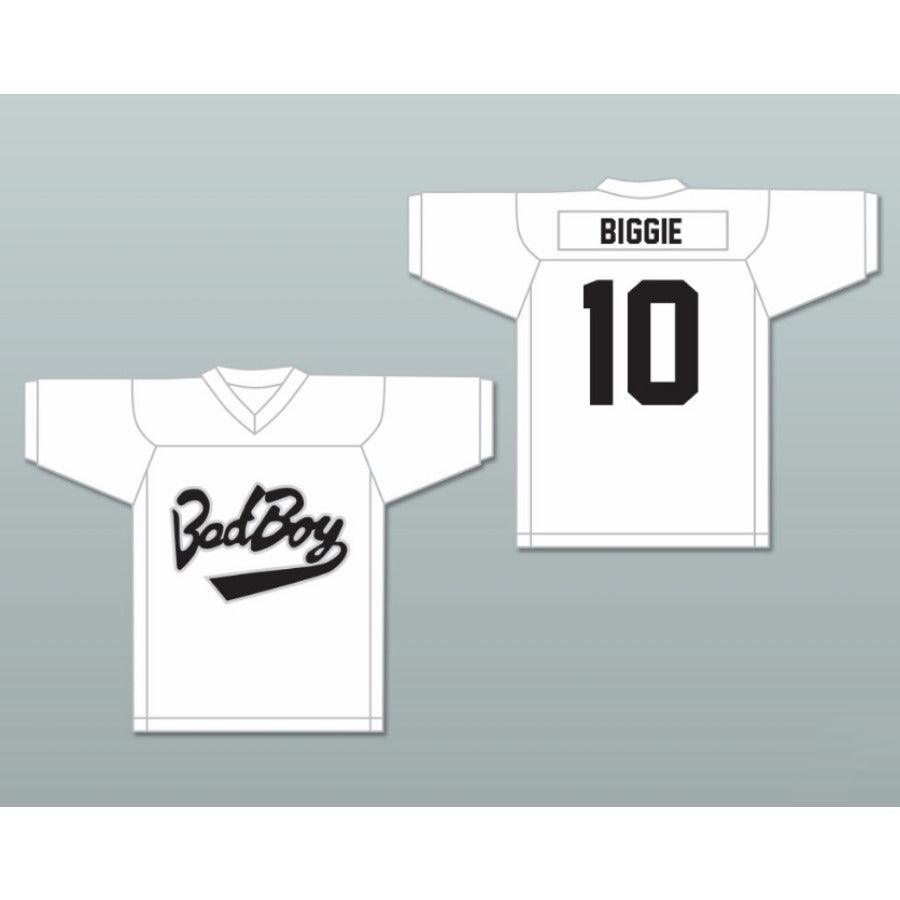 CUSTOM ANY Name Number BIGGIE SMALLS 10 BAD BOY FOOTBALL JERSEY Top Stitched S-6XL