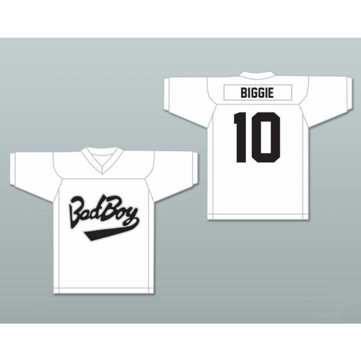 CUSTOM ANY Name Number BIGGIE SMALLS 10 BAD BOY FOOTBALL JERSEY Top Stitched S-6XL