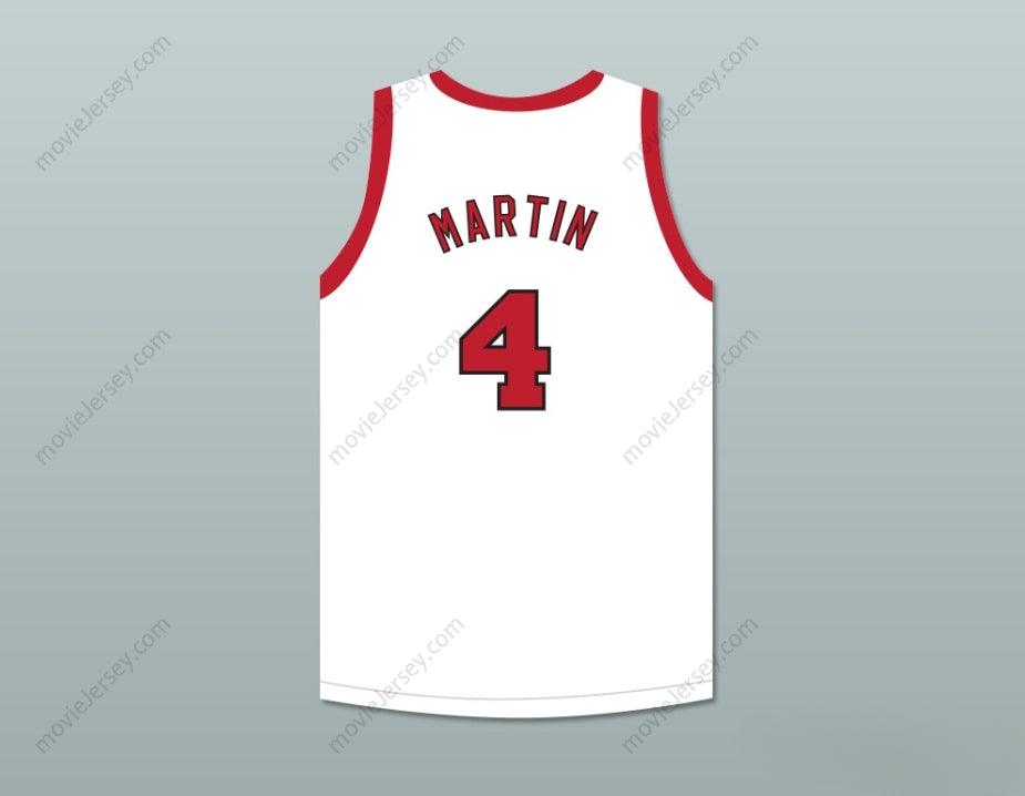 CUSTOM ANY Name Number DINO MARTIN 4 PROVIDENCE STEAMROLLERS WHITE BASKETBALL JERSEY WITH PATCH 2 Top Stitched S-6XL