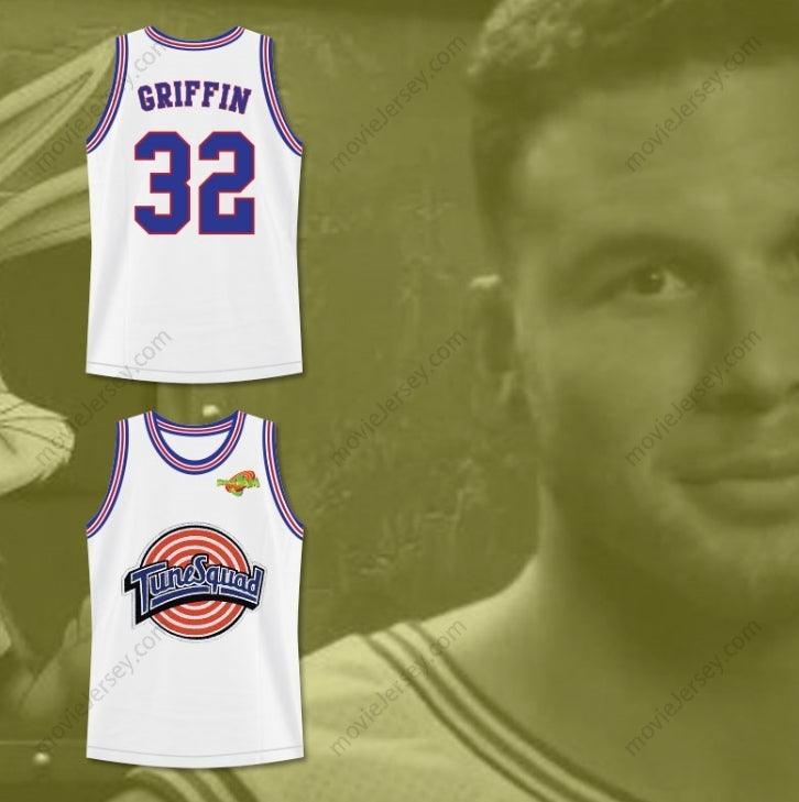 CUSTOM ANY Name Number BLAKE GRIFFIN 32 TUNE SQUAD BASKETBALL JERSEY WITH SPACE JAM PATCH Top Stitched S-6XL