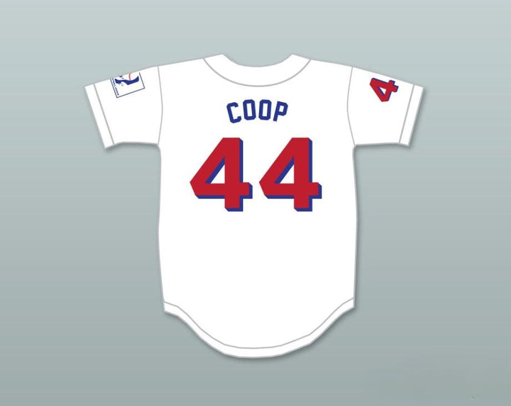 Custom Any Name Number JOE 'COOP' COOPER 44  BEERS BASEKETBALL WHITE BASEBALL JERSEY Top Stitched S-6XL
