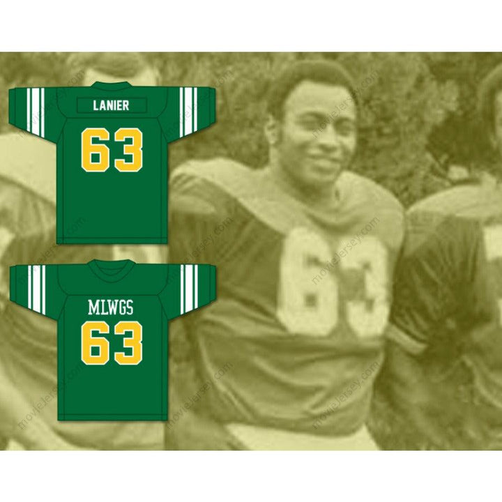 CUSTOM ANY Name Number WILLIE LANIER 63 MAGGIE L. WALKER GOVERNOR'S SCHOOL DRAGONS Football Jersey Top Stitched S-6XL
