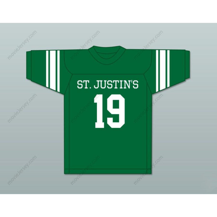 CUSTOM JOHNNY UNITAS 19 ST. JUSTIN'S HIGH SCHOOL PITTSBURGH FOOTBALL JERSEY Top Stitched S-6XL