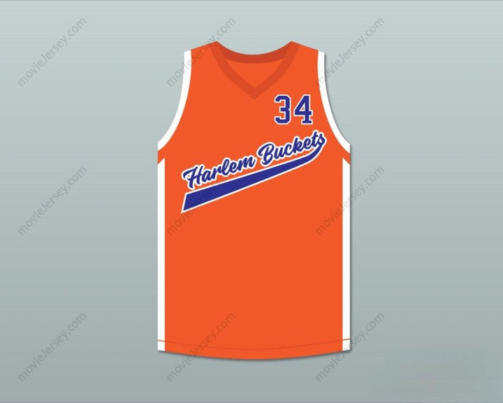CUSTOM ANY Name Number BIG FELLA 34 HARLEM BUCKETS ALTERNATE BASKETBALL JERSEY UNCLE DREW Top Stitched S-6XL