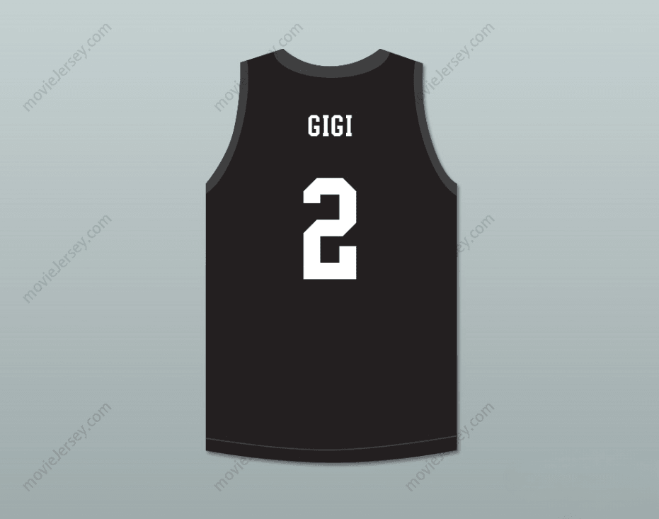 CUSTOM ANY Name Number GIGI 2 MAMBA BALLERS BLACK BASKETBALL JERSEY Top Stitched S-6XL