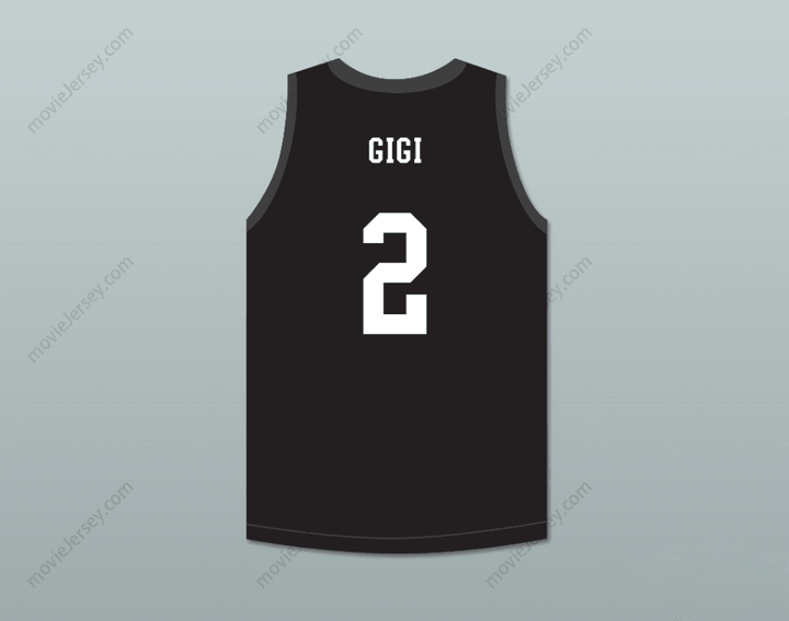 CUSTOM ANY Name Number GIGI 2 MAMBA BALLERS BLACK BASKETBALL JERSEY Top Stitched S-6XL