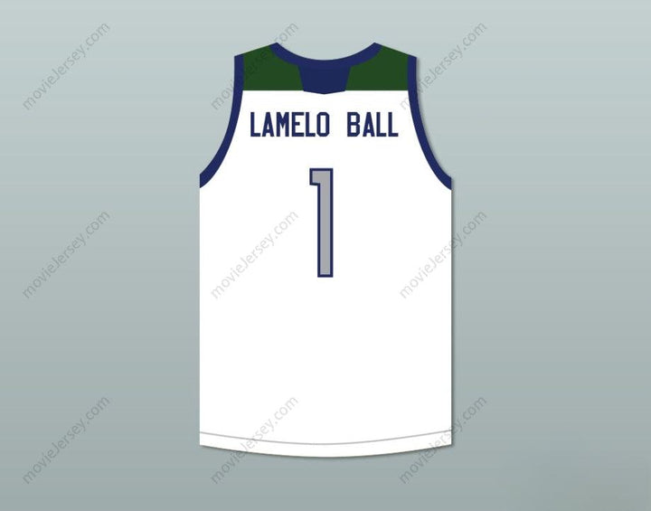 CUSTOM ANY Name Number LAMELO BALL 1   HUSKIES WHITE BASKETBALL JERSEY Top Stitched S-6XL