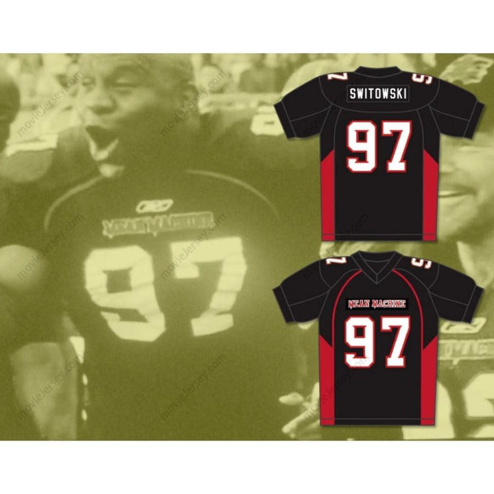 CUSTOM ANY Name Number BOB SAPP 97 SWITOWSKI MEAN MACHINE CONVICTS Football Jersey Top Stitched S-6XL