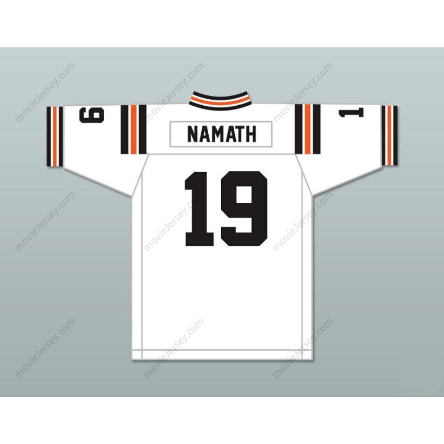 CUSTOM Name JOE NAMATH 19 BEAVER FALLS HIGH SCHOOL TIGERS FOOTBALL JERSEY S-6XL