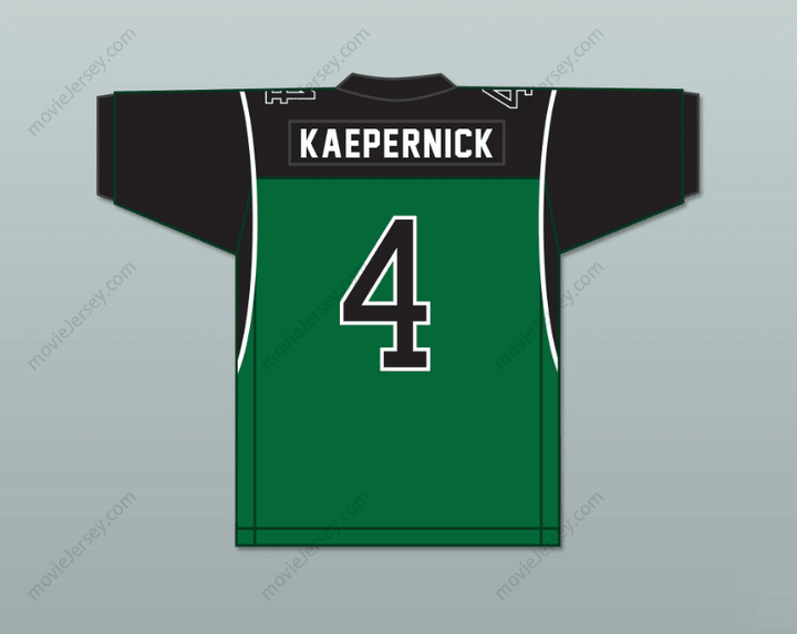 CUSTOM GREEN GCOLIN KAEPERNICK 4 JOHN H. PITMAN HIGH SCHOOL FOOTBALL JERSEY