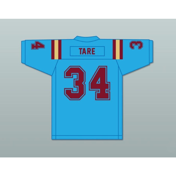 CUSTOM ANY Name Number ASEEL TARE 34 HEARTLAND STATE UNIVERSITY Football Jersey Top Stitched S-6XL