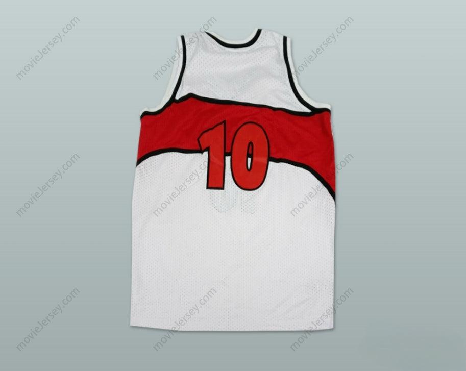 CUSTOM ANY Name Number DJ SCREW 10 SCREWSTON  WHITE BASKETBALL JERSEY Top Stitched S-6XL