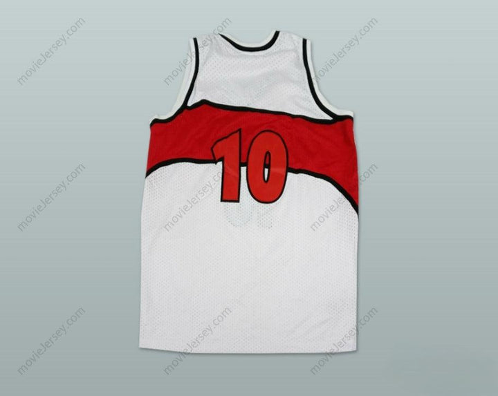CUSTOM ANY Name Number DJ SCREW 10 SCREWSTON  WHITE BASKETBALL JERSEY Top Stitched S-6XL