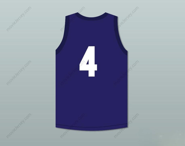 CUSTOM ANY Name Number JOHN HOGAN 4 BLUE BASKETBALL JERSEY STREETBALLERS Top Stitched S-6XL