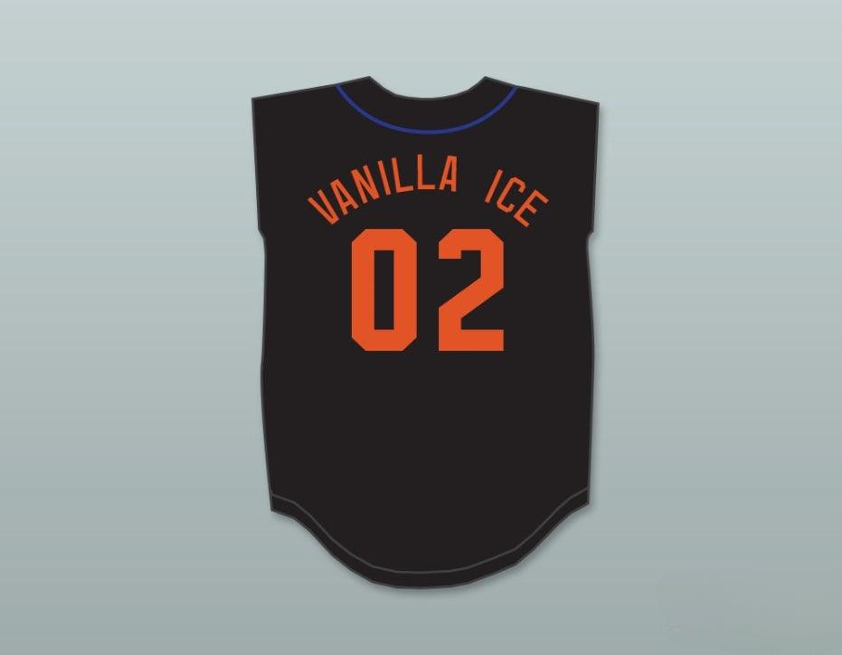 Custom Any Name Number VANILLA ICE 02 STARS SOFTBALL JERSEY 10TH ANNUAL ROCK 'N JOCK SOFTBALL CHALLENGE 1999 Top Stitched S-6XL