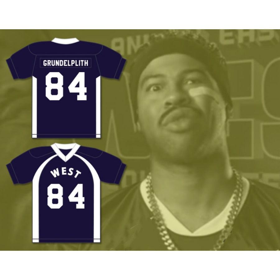 CUSTOM ANY Name Number COLLEGE BOWL SEQUESTER GRUNDELPLITH M.D. 84 WEST Football Jersey Top Stitched S-6XL
