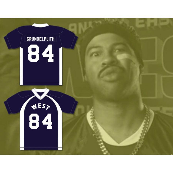 CUSTOM ANY Name Number COLLEGE BOWL SEQUESTER GRUNDELPLITH M.D. 84 WEST Football Jersey Top Stitched S-6XL
