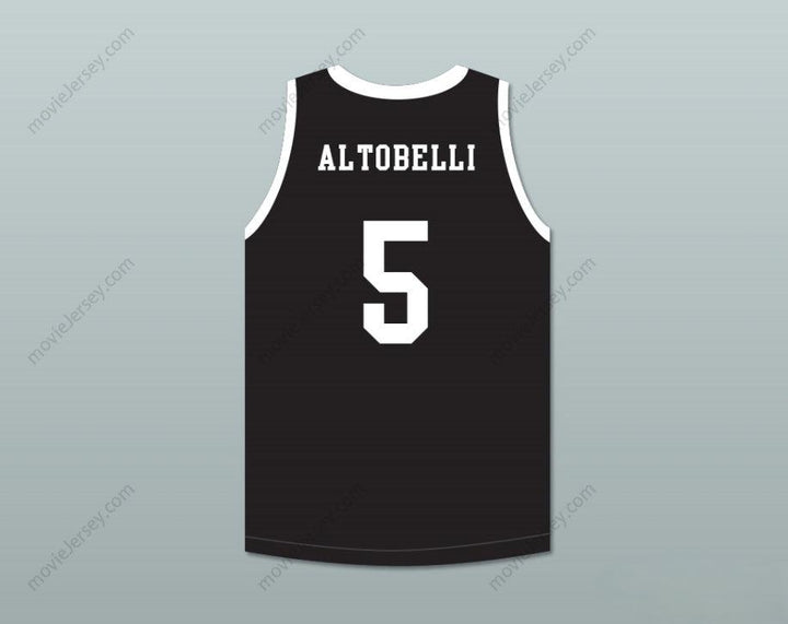 CUSTOM ANY Name Number ALYSSA ALTOBELLI 5 MAMBA BALLERS BLACK BASKETBALL JERSEY VERSION 4 Top Stitched S-6XL