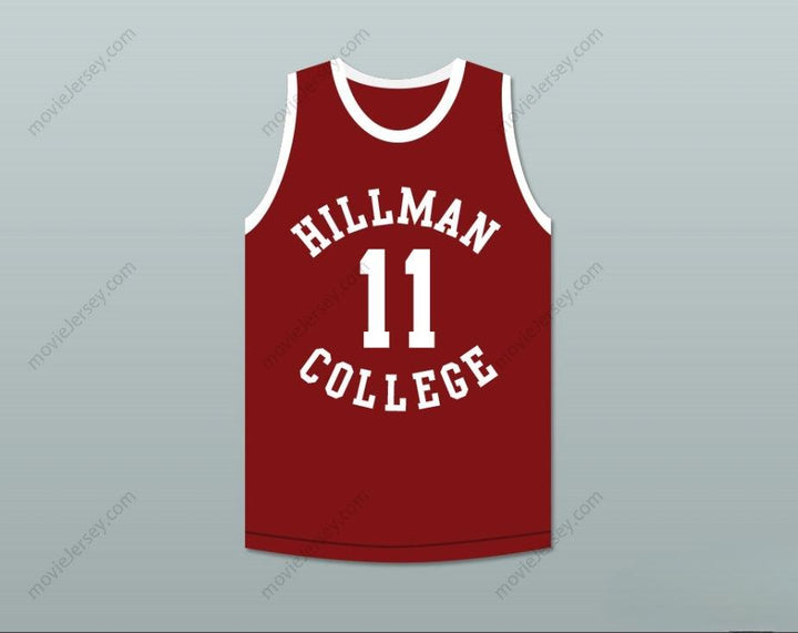 CUSTOM ANY Name Number SINBAD COACH WALTER OAKES 11 HILLMAN COLLEGE MAROON BASKETBALL JERSEY A DIFFERENT WORLD Top Stitched S-6XL