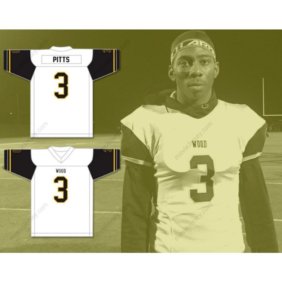 CUSTOM ANY Name Number KYLE PITTS 3 ARCHBISHOP WOOD CATHOLIC HIGH SCHOOL VIKINGS Football Jersey Top Stitched S-6XL