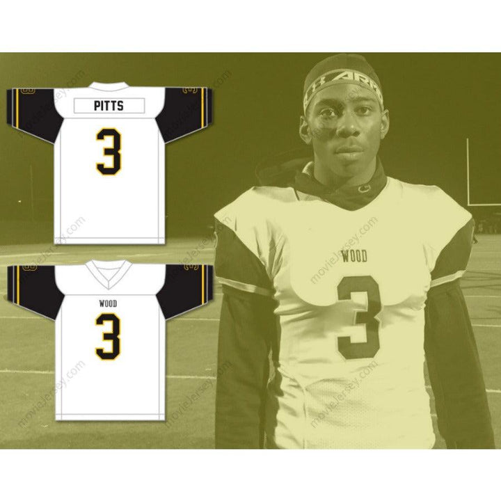 CUSTOM ANY Name Number KYLE PITTS 3 ARCHBISHOP WOOD CATHOLIC HIGH SCHOOL VIKINGS Football Jersey Top Stitched S-6XL