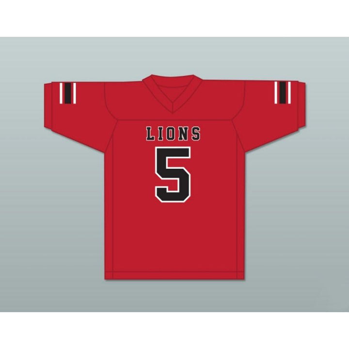 CUSTOM ANY Name Number JOHN FRANKLIN 5 EMCC LIONS ALTERNATE Top Stitched S-6XL