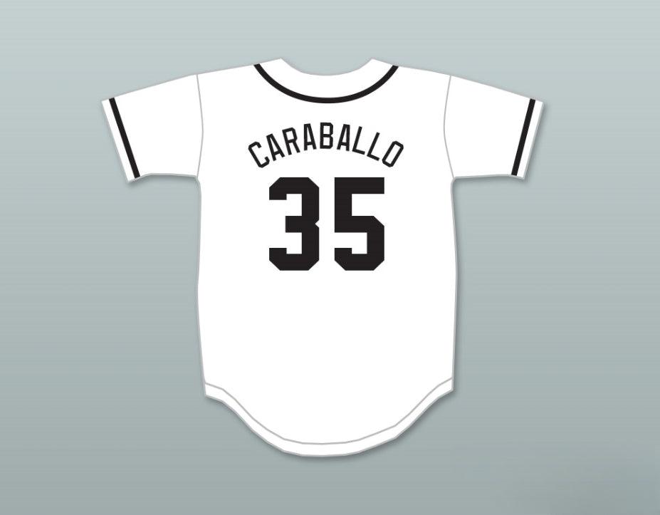 Custom Any Name Number RICK CARABALLO 35 SALAMANDERS BASEBALL JERSEY 1ST ANNUAL ROCK N' JOCK DIAMOND DERBY Top Stitched S-6XL