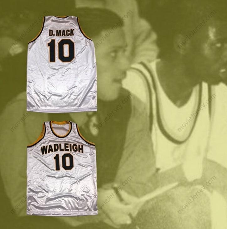 CUSTOM ANY Name Number DERRICK MACK 10 WADLEIGH TIGERS BASKETBALL JERSEY Top Stitched S-6XL