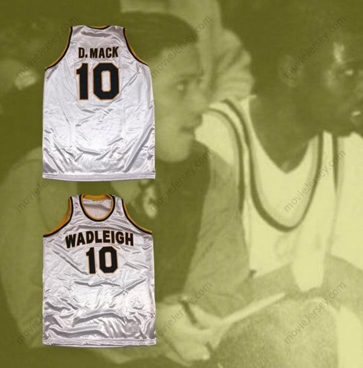 CUSTOM ANY Name Number DERRICK MACK 10 WADLEIGH TIGERS BASKETBALL JERSEY Top Stitched S-6XL