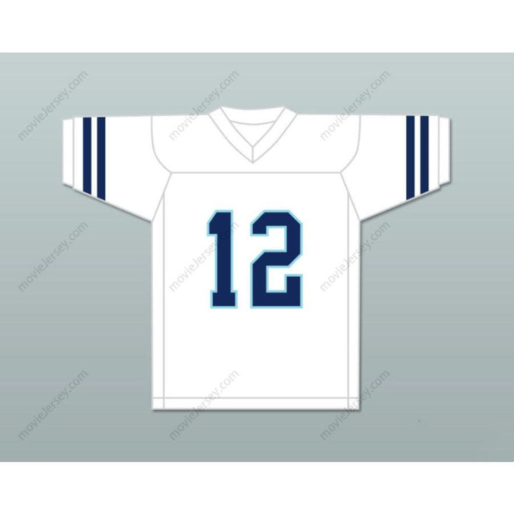 CUSTOM ANY Name Number AARON RODGERS 12 PLEASANT VALLEY HIGH SCHOOL VIKINGS WHITE FOOTBALL JERSEY Top Stitched S-6XL