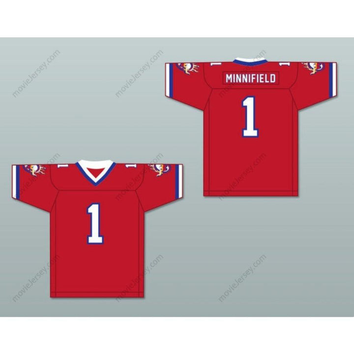 CUSTOM ANY Name Number 1984 USFL FRANK MINNIFIELD 1 ARIZONA WRANGLERS HOME Football Jersey Top Stitched S-6XL