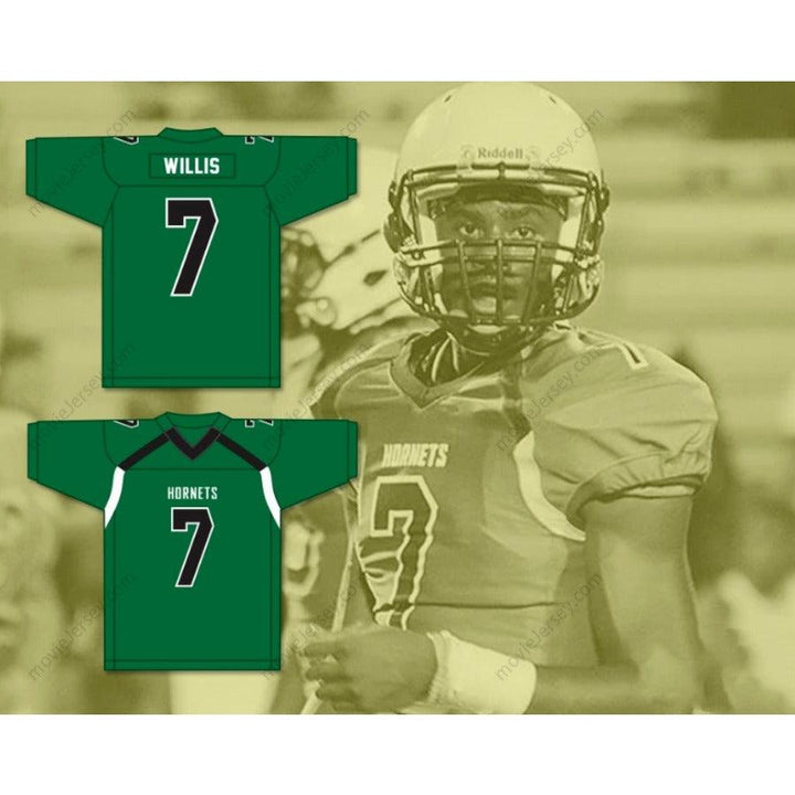 CUSTOM ANY Name Number MALIK WILLIS 7 ROSWELL HIGH SCHOOL HORNETS Football Jersey Top Stitched S-6XL