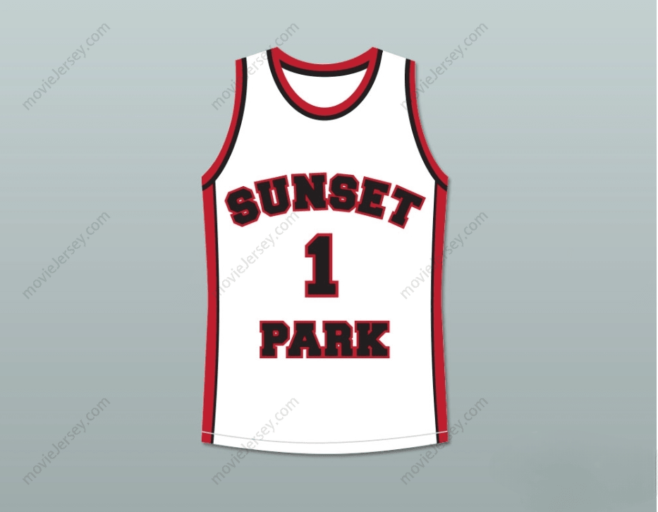 CUSTOM ANY Name Number FREDRO STARR SHORTY 1 SUNSET PARK WHITE BASKETBALL JERSEY Top Stitched S-6XL