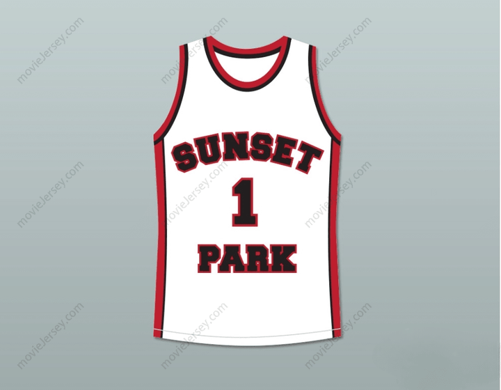 CUSTOM ANY Name Number FREDRO STARR SHORTY 1 SUNSET PARK WHITE BASKETBALL JERSEY Top Stitched S-6XL