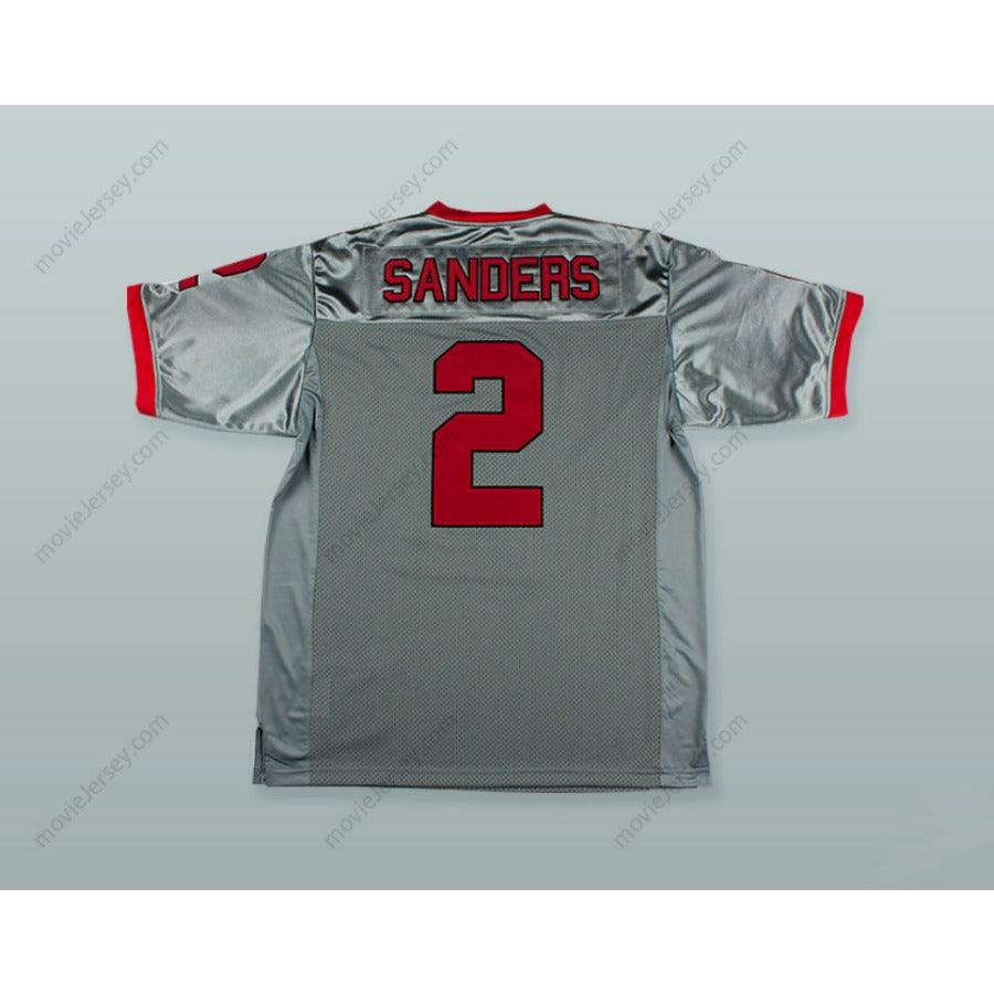 CUSTOM ANY Name Number DEION SANDERS 2 NORTH FORT MYERS HIGH SCHOOL RED KNIGHTS FOOTBALL JERSEY Top Stitched S-6XL