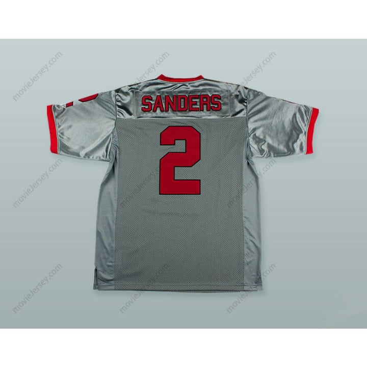 CUSTOM ANY Name Number DEION SANDERS 2 NORTH FORT MYERS HIGH SCHOOL RED KNIGHTS FOOTBALL JERSEY Top Stitched S-6XL