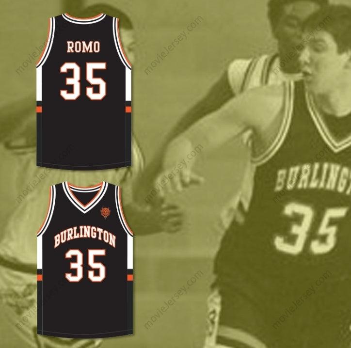 CUSTOM ANY Name Number TONY ROMO 35  HIGH SCHOOL BLACK BASKETBALL JERSEY WITH PATCH Top Stitched S-6XL