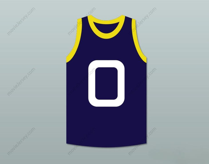 CUSTOM ANY Name Number BUPKUS 0 MONSTARS DARK BLUE BASKETBALL JERSEY SPACE JAM Top Stitched S-6XL